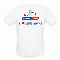 Футболка Start Line I Love table tennis, размер L