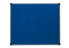 Информационная доска (ткань синяя) 1500x1000